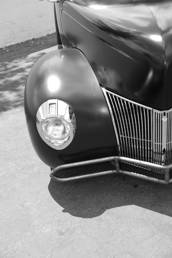 Black And White Photograph - Hot Rod Grill #1 by Rob Hans