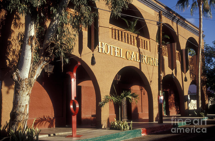 HOTEL CALIFORNIA IN TODOS SANTOS Baja Peninsula #1 Photograph by John  Mitchell