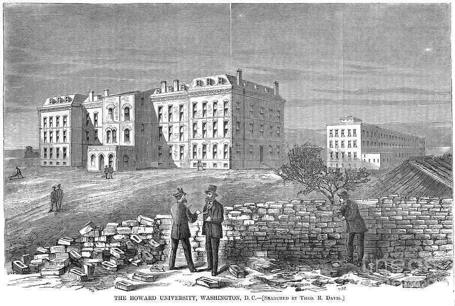 Howard University, 1869 #1 Photograph by Granger
