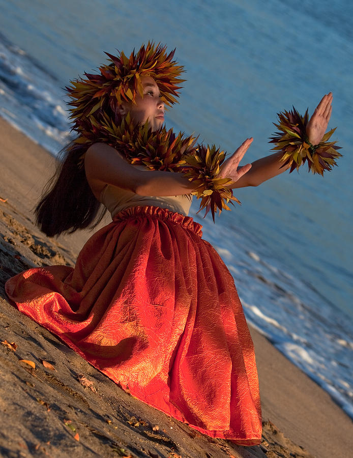 Hula girl #1 Photograph by James Roemmling