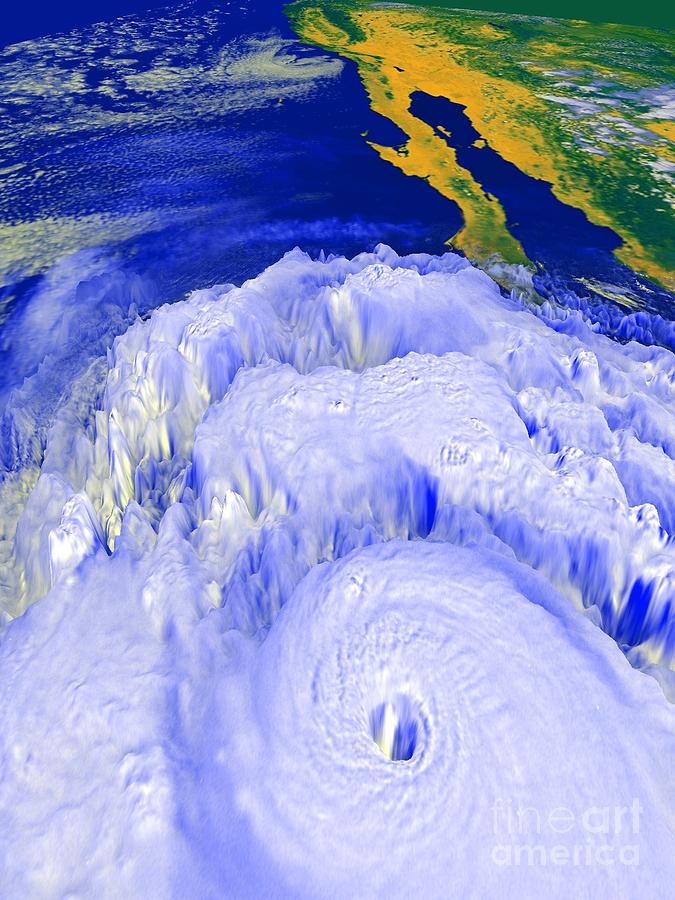 Hurricane Linda #1 Photograph by NASA / Goddard Space Flight Center