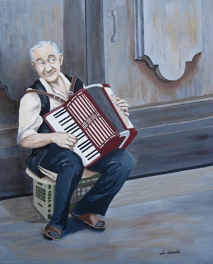 Figure Painting - I Wanna Polka by Jennifer Donald Figure Painting - I Wanna Polka by Jennifer Donald