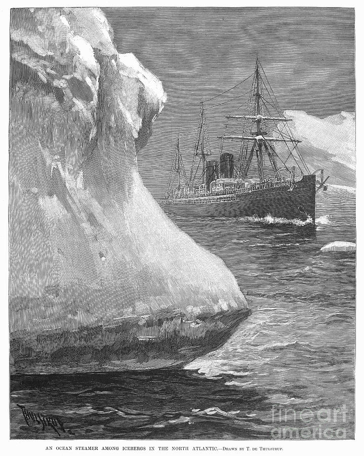 Iceberg, 1890 #1 Photograph by Granger