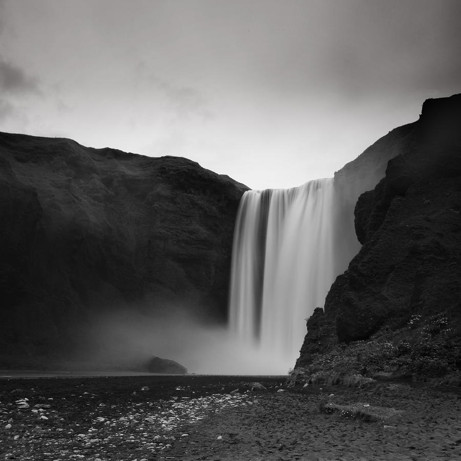 Nature Photograph - Iceland Skogafoss #1 by Nina Papiorek