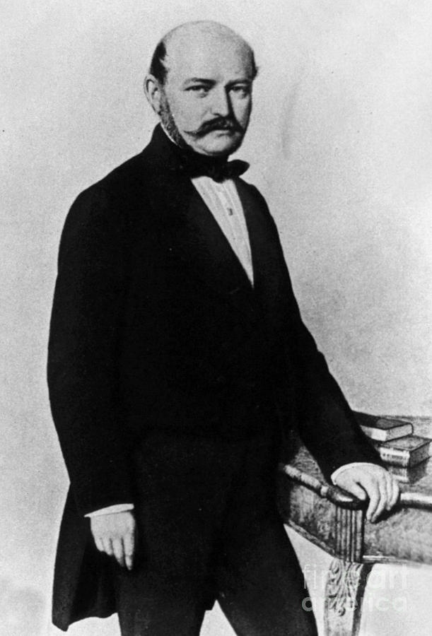 Ignaz Semmelweis, Hungarian #1 Photograph by Science Source