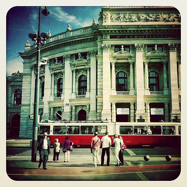 Vienna Photograph - Im Looking Forward To Visiting #1 by Uwa Scholz