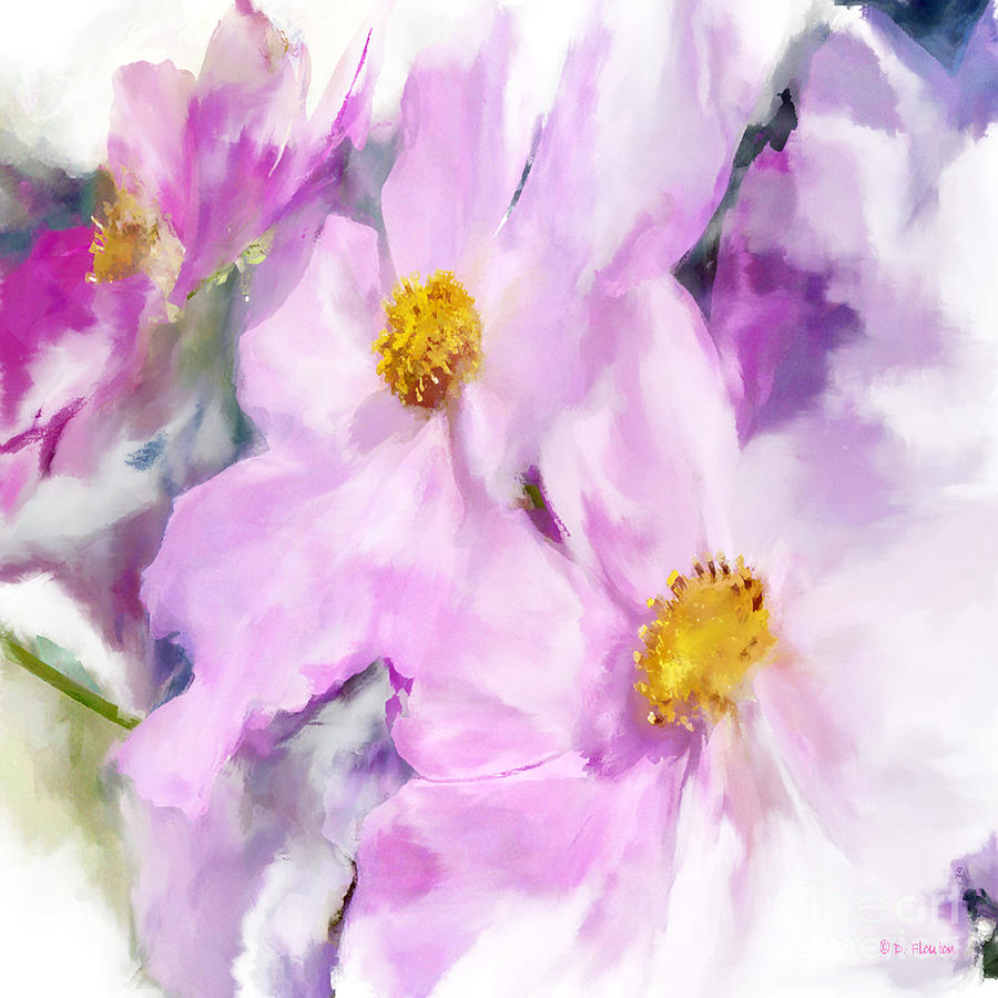 Daisy Digital Art - In the PInk by Dee Flouton