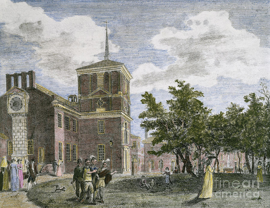 Independence Hall, 1799 Photograph By Granger 