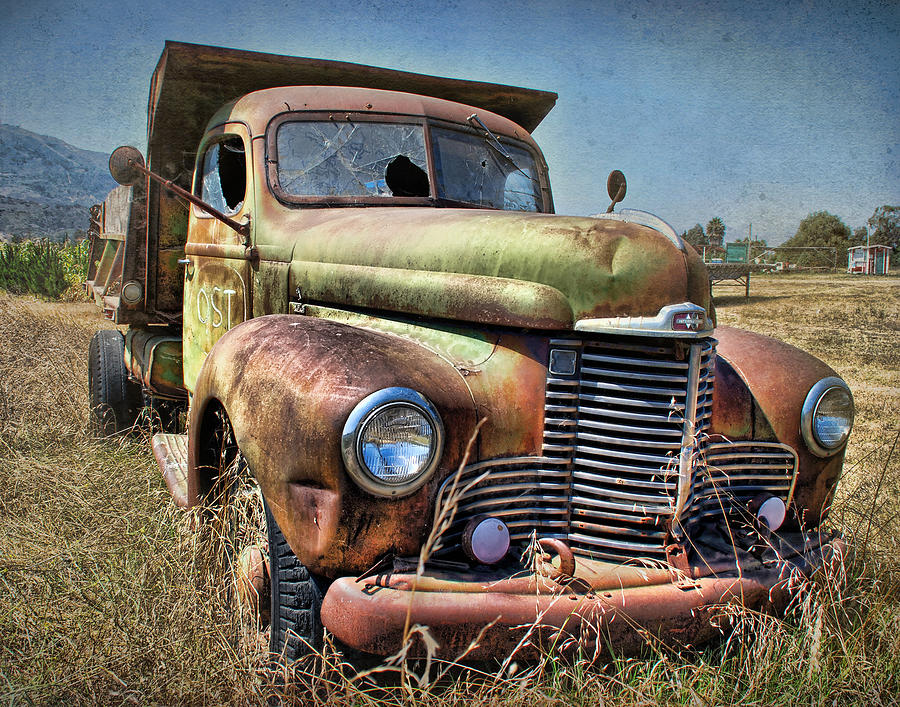 International Truck In Field Photograph by Norma Warden - Pixels