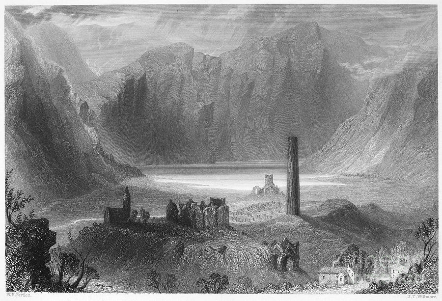 Ireland: Glendalough, 1840 #1 Photograph by Granger