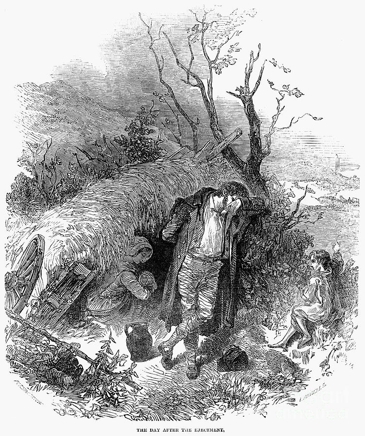 1846 Drawing - Irish Potato Famine, 1846-7 #7 by Granger