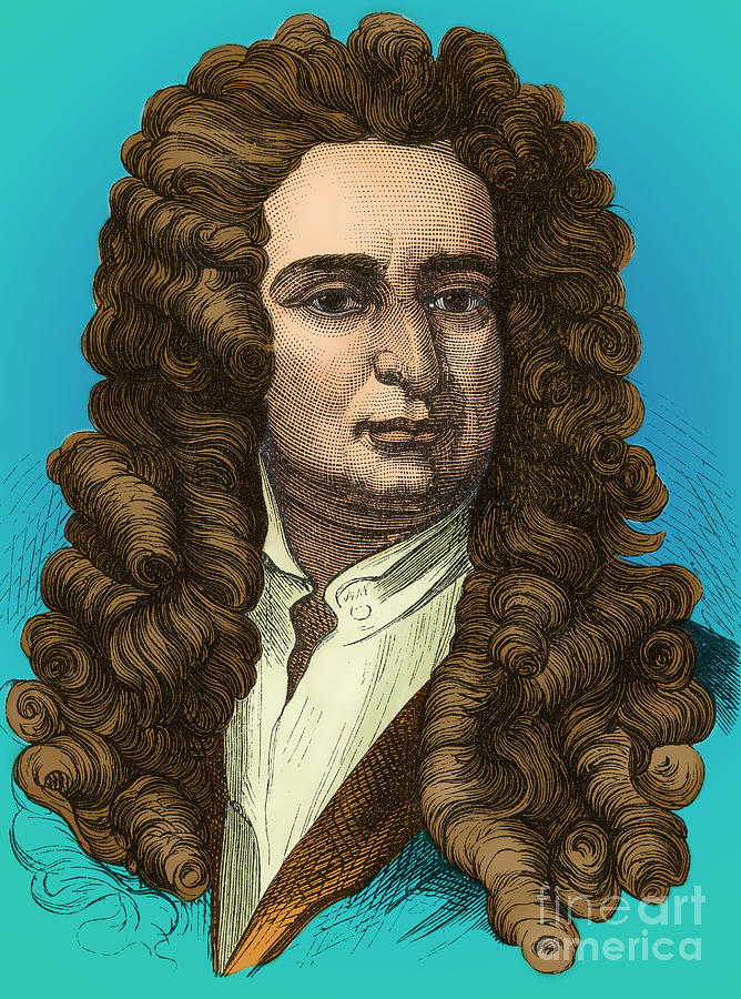 Isaac Newton, English Polymath #1 Photograph by Photo Researchers