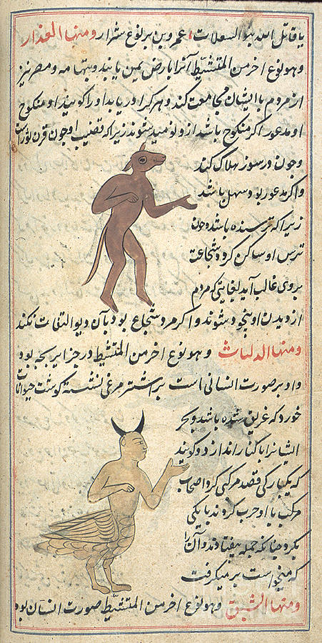 Islamic Demons, 18th Century #1 Photograph by Photo Researchers