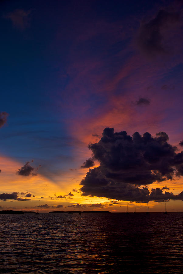 Key Photograph - Islamorada Sunset #1 by Mike Horvath