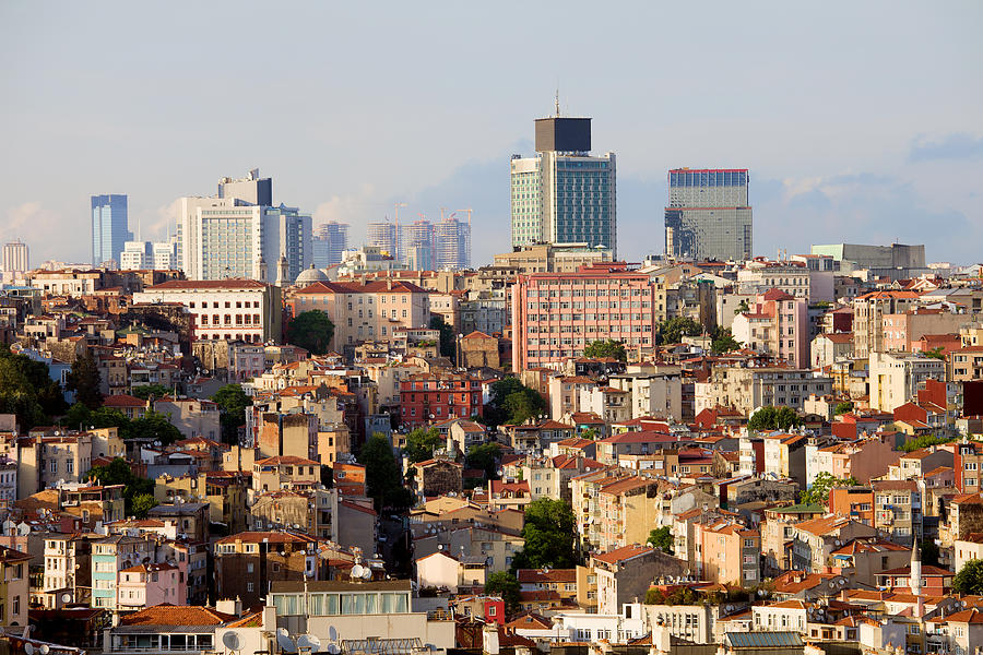 Turkey Photograph - Istanbul Cityscape #1 by Artur Bogacki