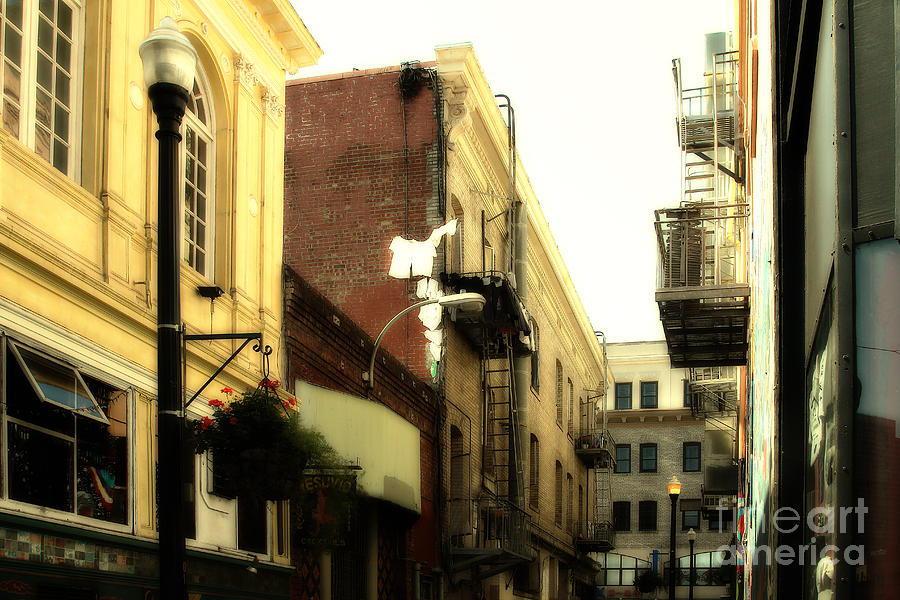 San Francisco Photograph - Jack Kerouac Street San Francisco . 7D7437 #1 by Wingsdomain Art and Photography