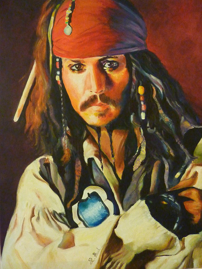 Jack Sparrow Painting by Lesley Paul - Fine Art America