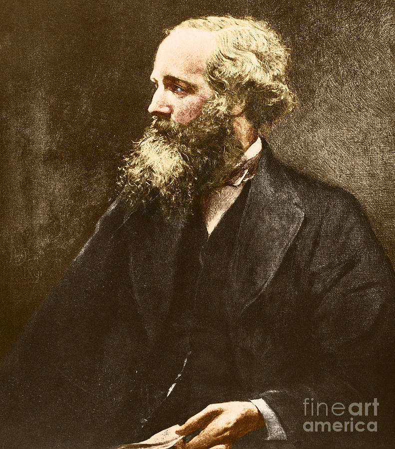 James Clerk Maxwell, Scottish Physicist #1 Photograph by Omikron