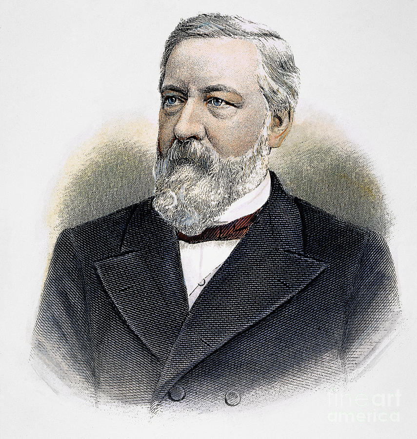 James G. Blaine (1830-1893) Photograph by Granger