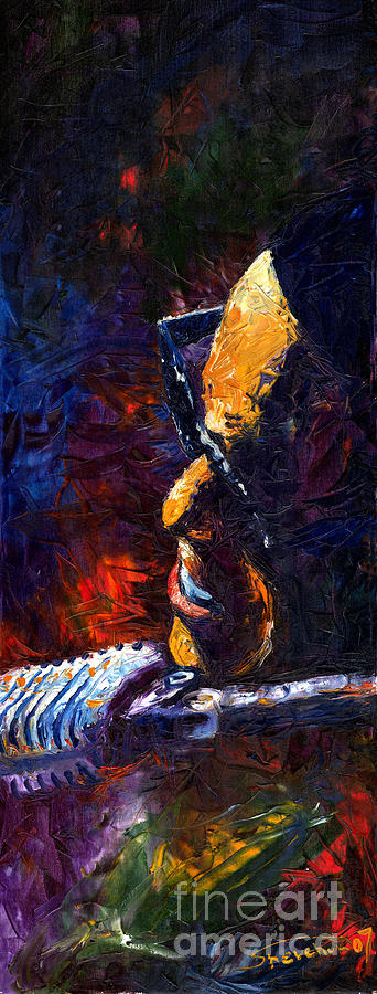 Ray Charles Painting - Jazz Ray #1 by Yuriy Shevchuk Ray Charles Painting - Jazz Ray #1 by Yuriy Shevchuk