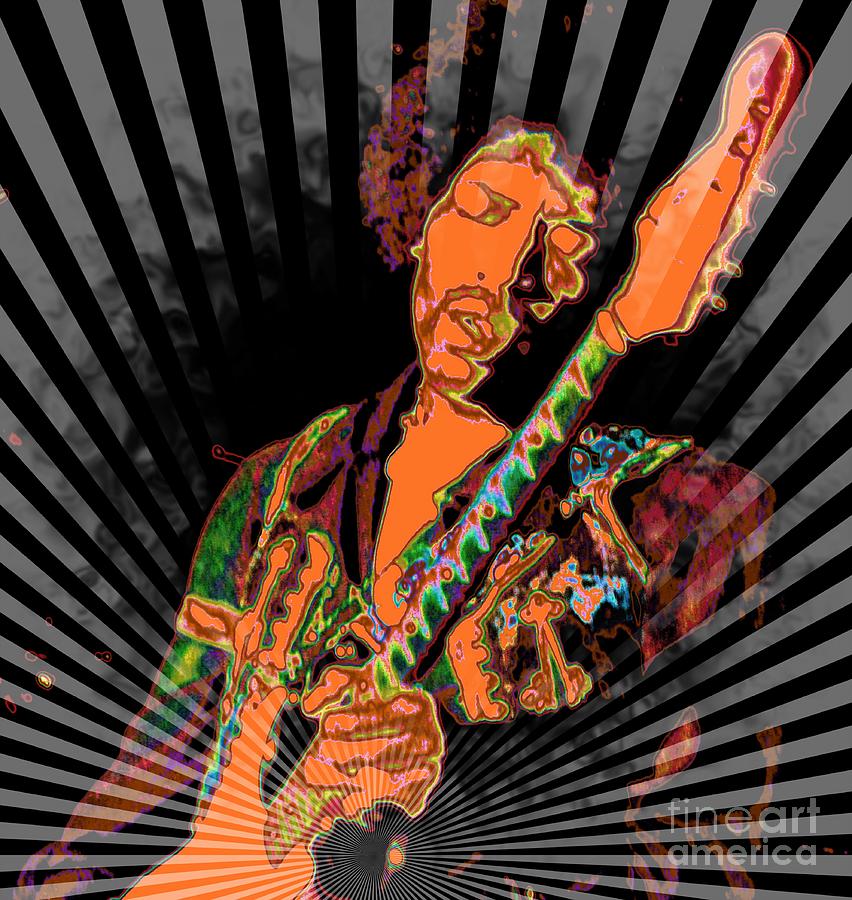 psychedelic jimi hendrix wallpaper
