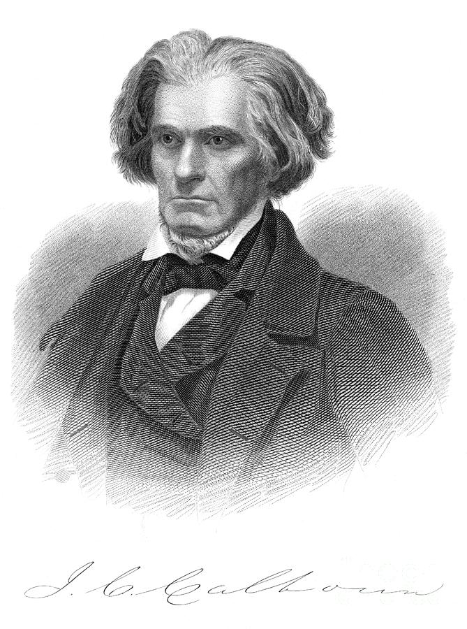 John C. Calhoun 1782-1850 #5 Drawing by Granger