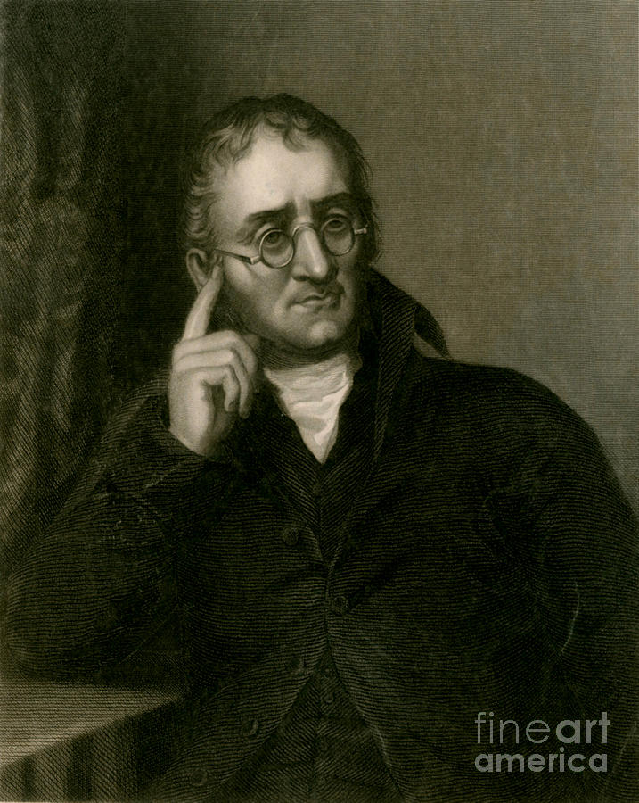 John Dalton English Chemist Photograph By Science Source