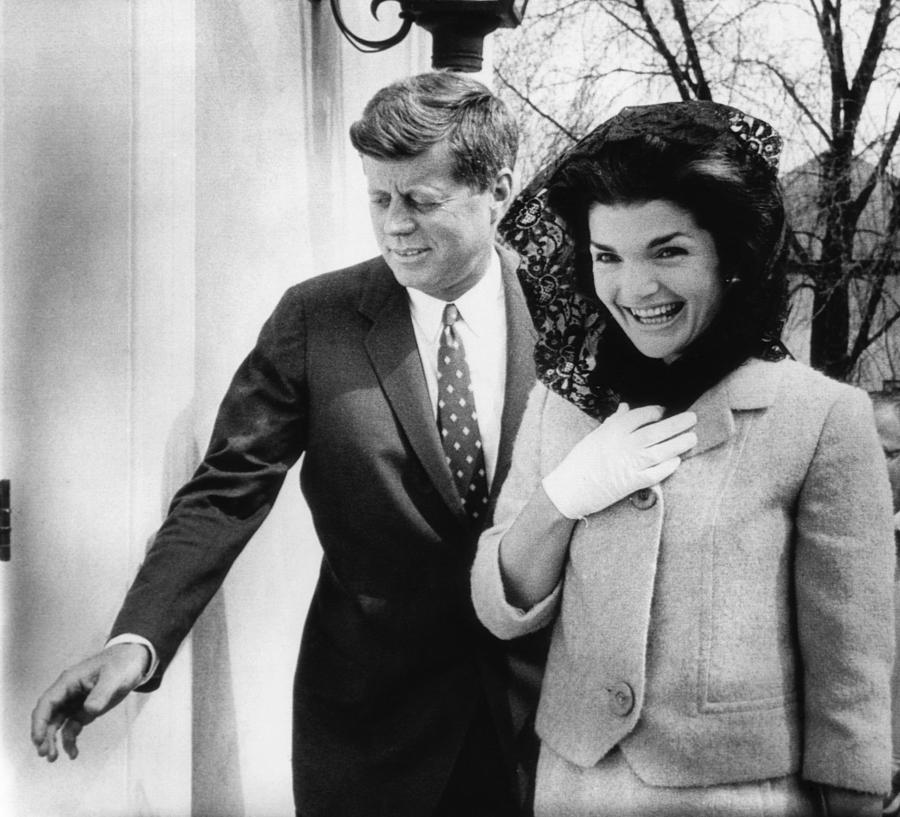 John F Kennedy Jacqueline Kennedy Photograph By Everett 