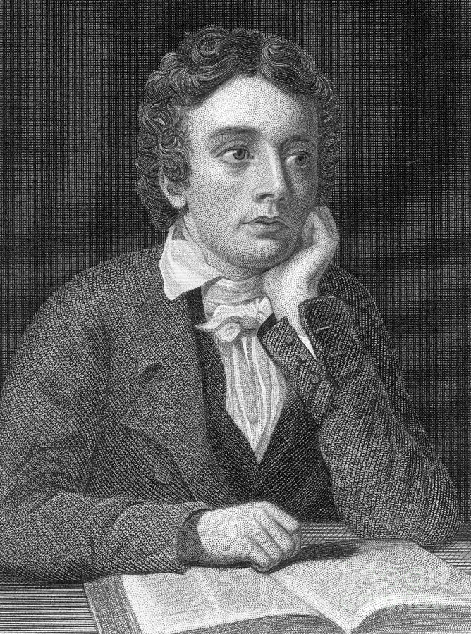 John Keats, English Romantic Poet #1 Photograph by Photo Researchers