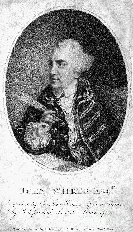 Portrait Photograph - John Wilkes (1727-1797) #1 by Granger