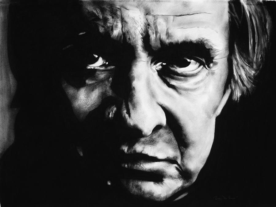 Johnny Cash Drawing - Johnny Cash by Brian Curran