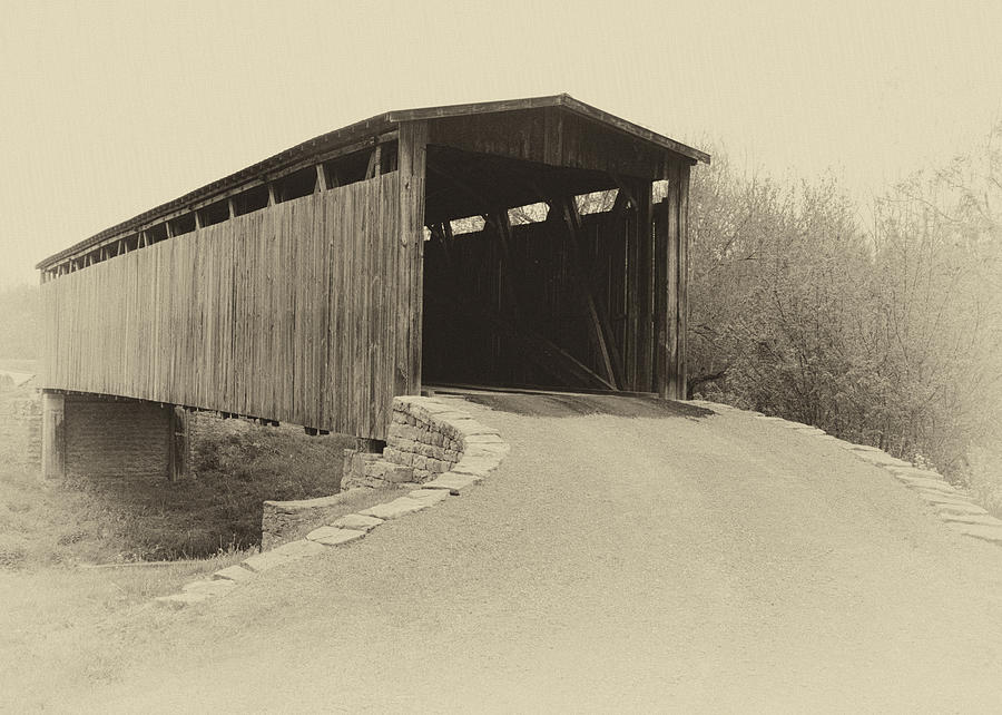 Johnson Creek Covered Bridge #1 Photograph by Harold Rau