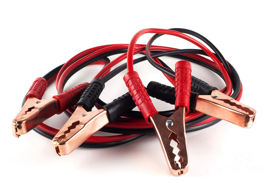 Car Photograph - Jumper Cables #1 by Blink Images