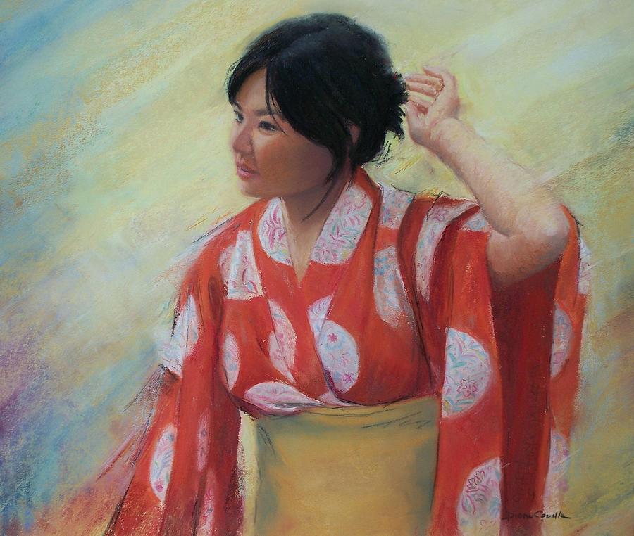 Japanese Painting - Kanae by Diane Caudle Japanese Painting - Kanae by Diane Caudle