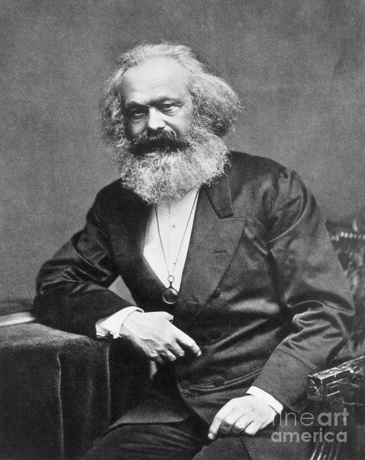 History Photograph - Karl Heinrich Marx, German Polymath #1 by Photo Researchers