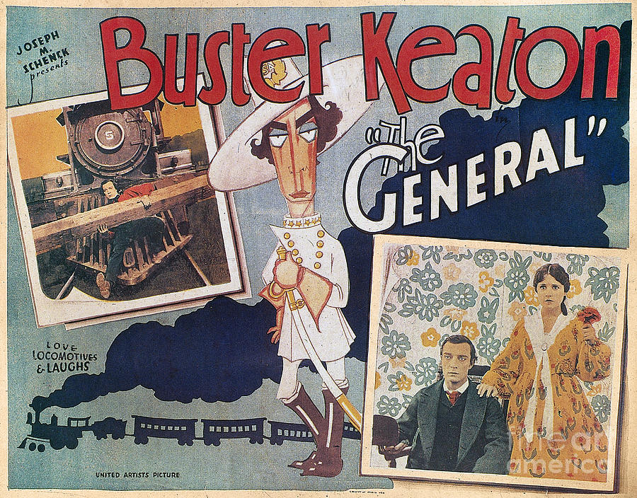Keaton: The General, 1927 #1 Photograph by Granger
