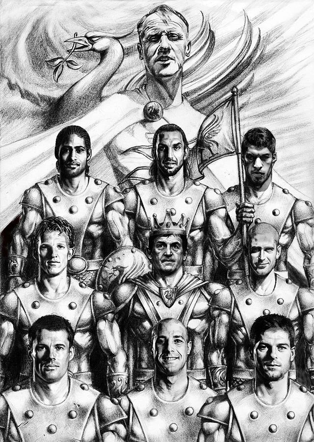 Liverpool Drawing - King Kennys Army #1 by Dushyant Kheddoo