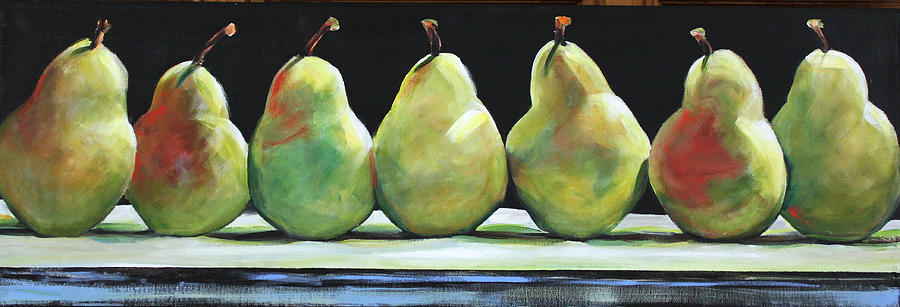 Still Life Painting - Kitchen Pears #2 by Toni Grote