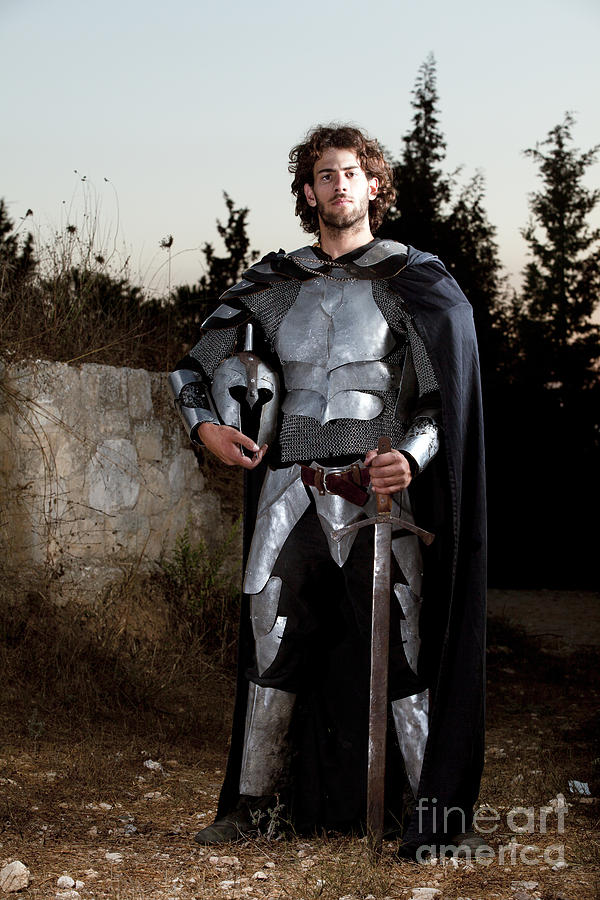 handsome knight in shining armor