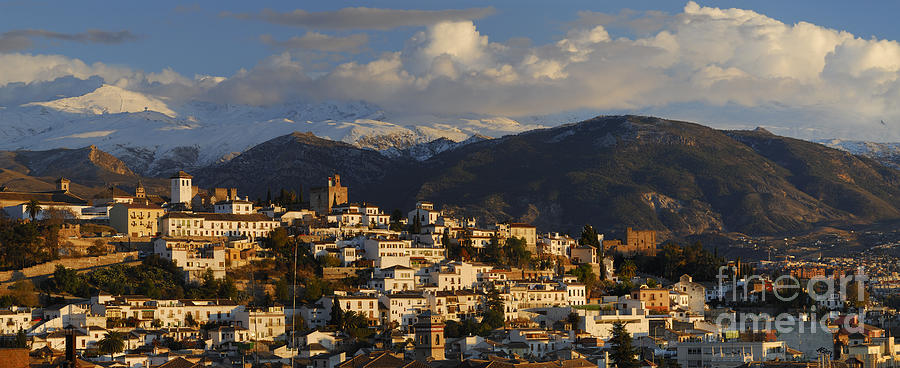 City Photograph - La Alhambra Granada Spain #3 by Guido Montanes Castillo