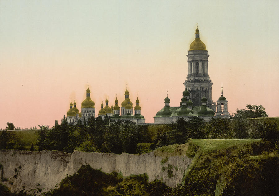 La Lavra - Kiev - Ukraine - ca 1900 #1 Photograph by International  Images