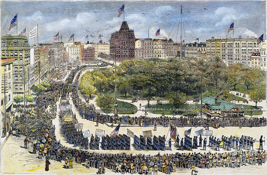 Labor Day Parade, 1882 by Granger