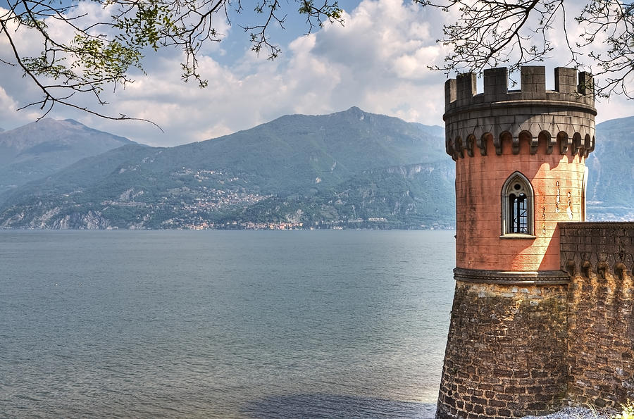 Castle Photograph - Lago di Como #1 by Joana Kruse