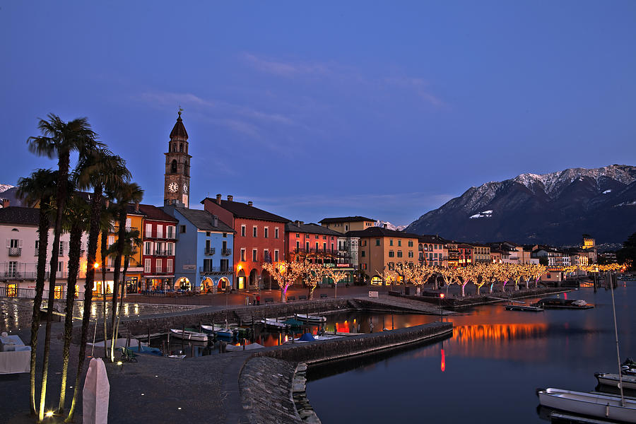 Christmas Photograph - Lake Maggiore - Ascona #1 by Joana Kruse