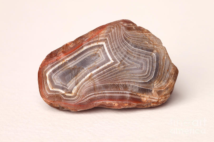 Lake Superior Agate #1 Photograph by Ted Kinsman