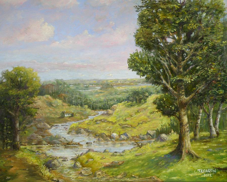 Landscape Arrangement #1 Painting by Thomas Kearon - Fine Art America