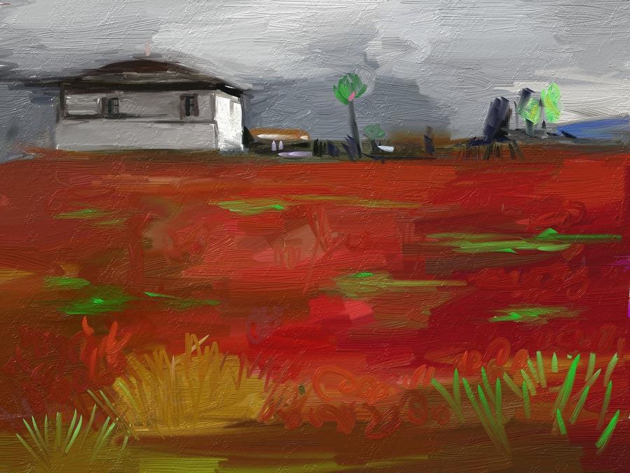 Landscape #1 Painting by Bogdan Floridana Oana