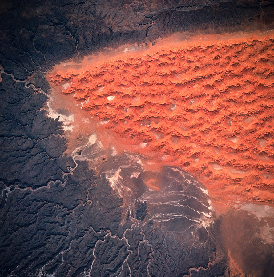 Landscape Viewed From Space Photograph by Stockbyte