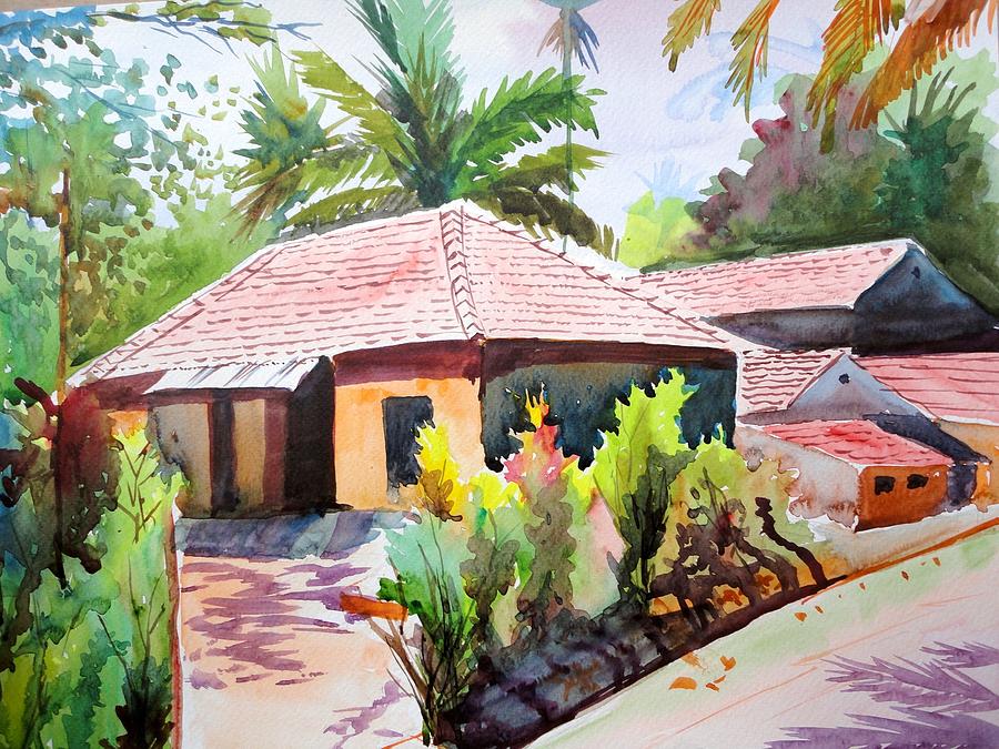 Landscape Painting by Vijayendra Bapte - Fine Art America