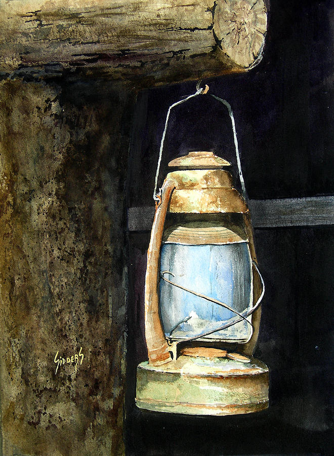 Lantern Still Life Painting - Lantern #1 by Sam Sidders
